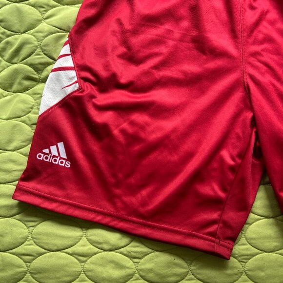 NEW NC State Wolfpack Adidas Men's Red Basketball Shorts Large - Picture 3 of 5
